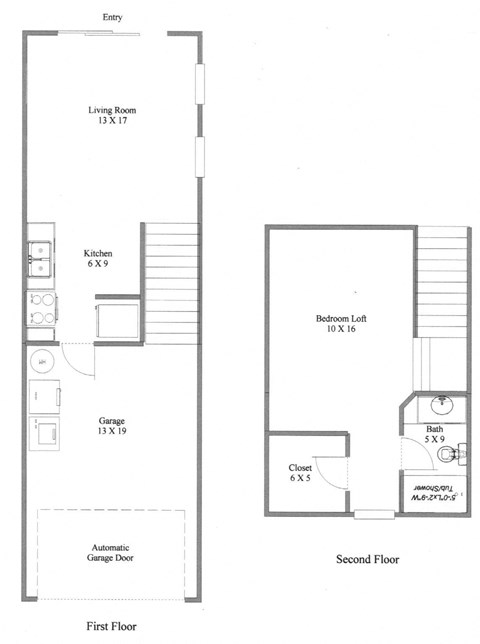 Emerald Pointe 1 Bed 1 Bath Loft 670 SF